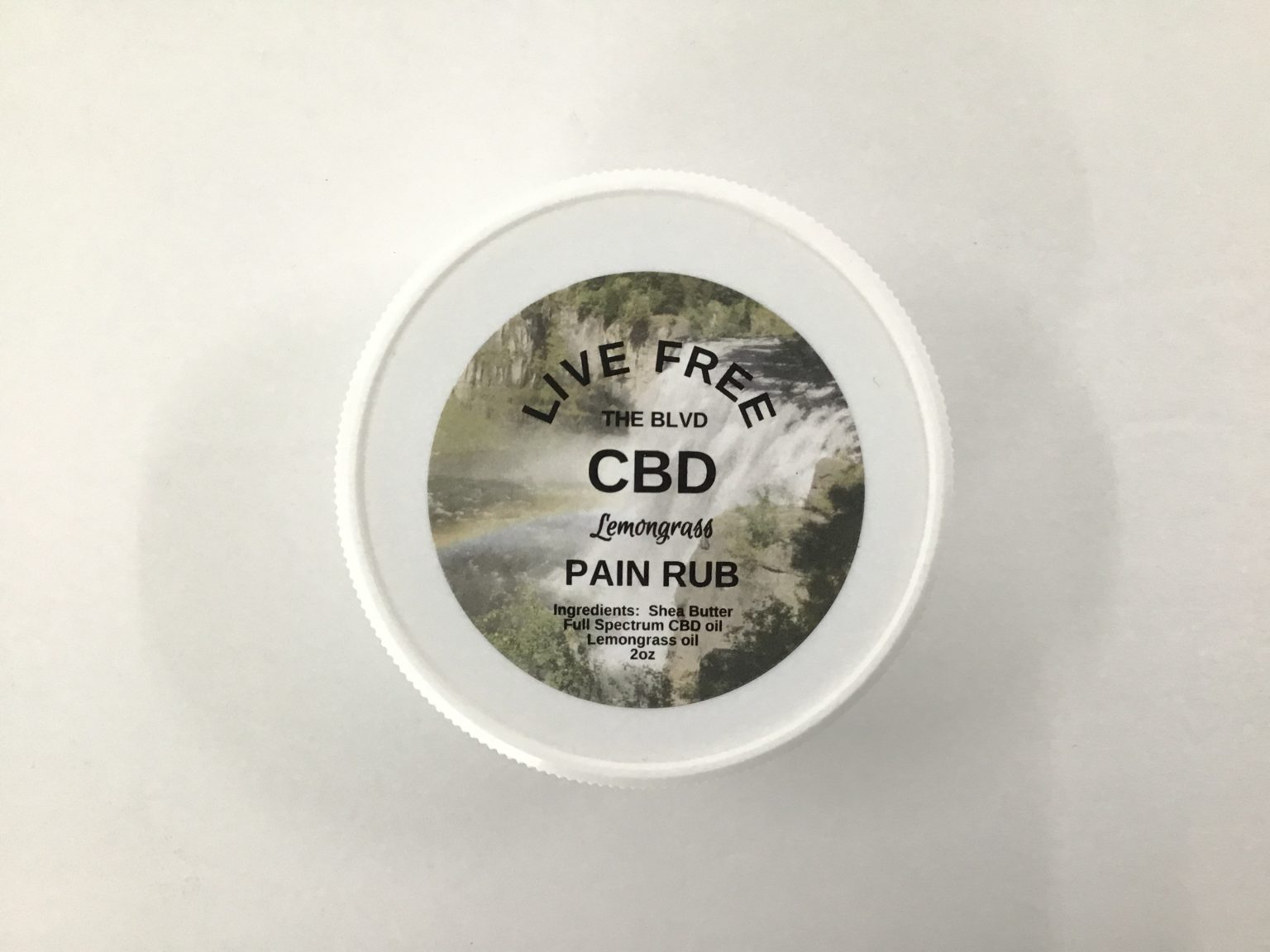 LIVE FREE CBD LEMONGRASS PAIN RUB live free cbd lemongrass pain rub